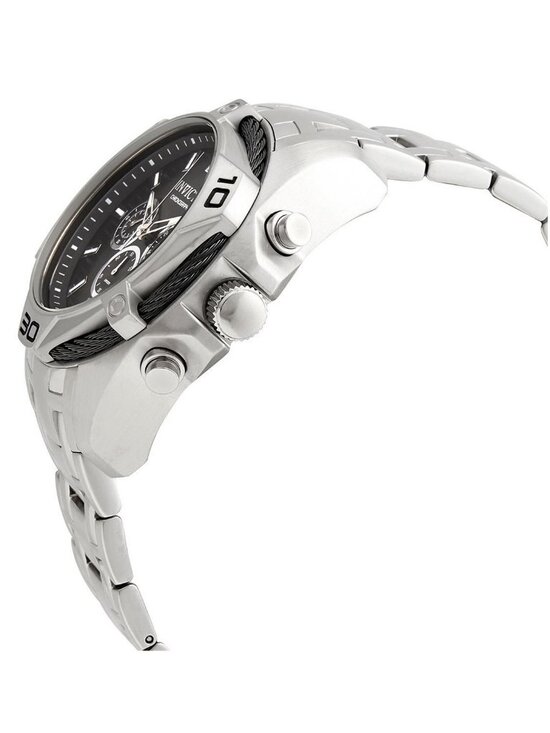 NWT Invicta Bolt Chronograph Quartz Black Dial Men\'s Watch